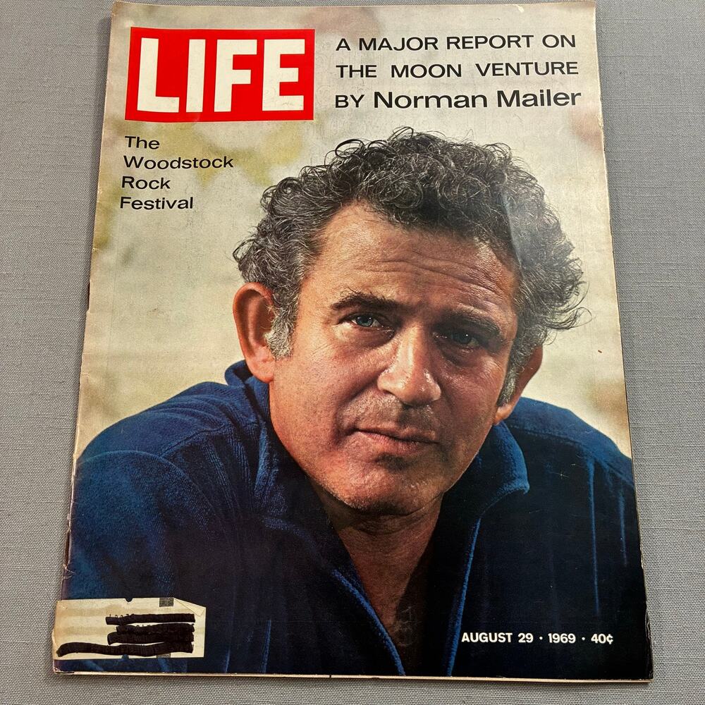 Vintage 1969 LIFE Magazine Woodstock Rock Festival Norman Mailer See Descr